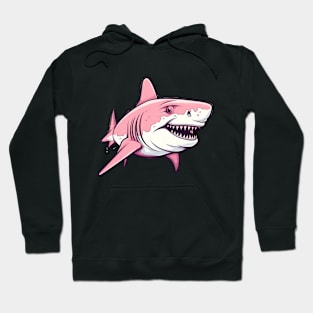 Cute Pink Shark Hoodie